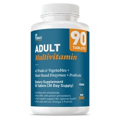 Dr. Tobias Adult Multivitamin for Women & Men, Immune 90 Count (Pack of 1)