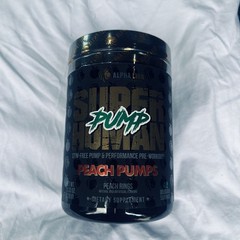 Alpha Lion Superhuman Pump Stim-Free Pre-Workout . Peach Pumps. 21 Servings.