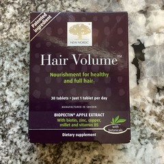 New Nordic Hair Volume Tablets – 30 Count – 10/2026