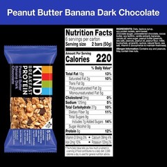 KIND Breakfast Protein Bars, Peanut Butter Banana Dark 6 Count (Pack of 5)