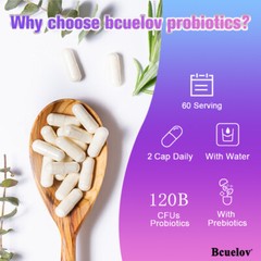 PROBIOTICS 120 Billion CFUs With Prebiotics & Digestive Enzymes General Wellness