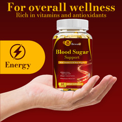 60 Blood Balance Support Capsules – Blood Sugar & Blood Pressure Supplement