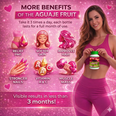 Bigger Booty, Bust & Hips Support – Original Aguaje Curyv Fruit Pills • 2 Months