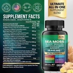 Improved Dynamic Vitality Bundle – Sea Moss Multivitamin & Shilajit Power Combo