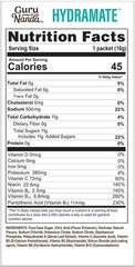 Hydramate Hydration Support Electrolyte Drink Mix – Natural Lemon Lime Flavor