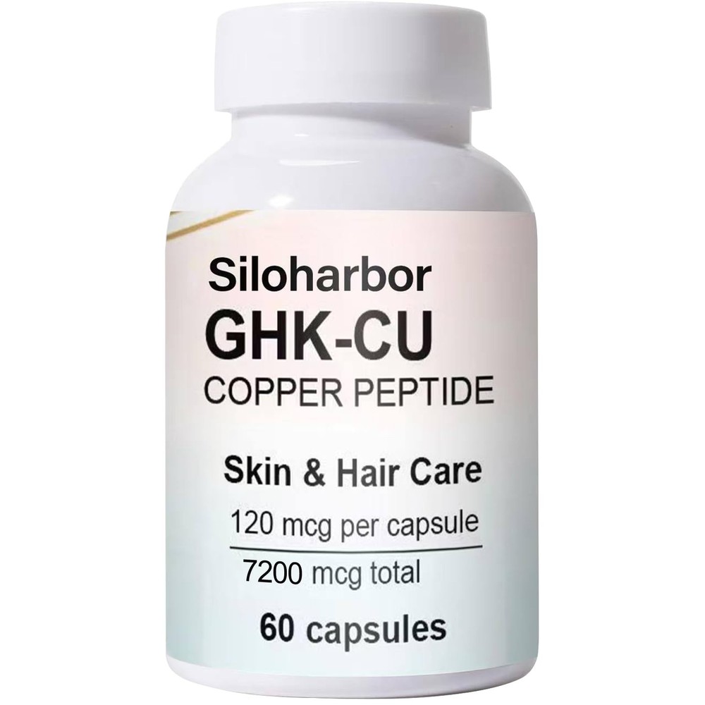 GHKCu Copper Peptide Supplement, 120mcg HighPurity Supplement for Skin & Hair…