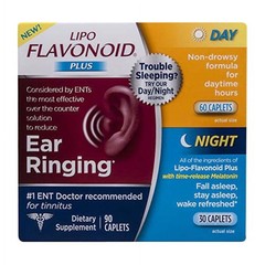 Lipo-Flavanoid Plus Day and Night Combo Kit Caplets, To Reduce Ear Ringing,…