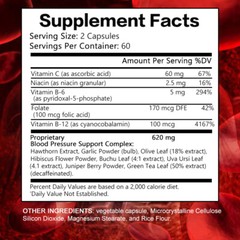 Blood Balance Advanced Formula Supports Healthy Blood Pressure – 120 Capsules