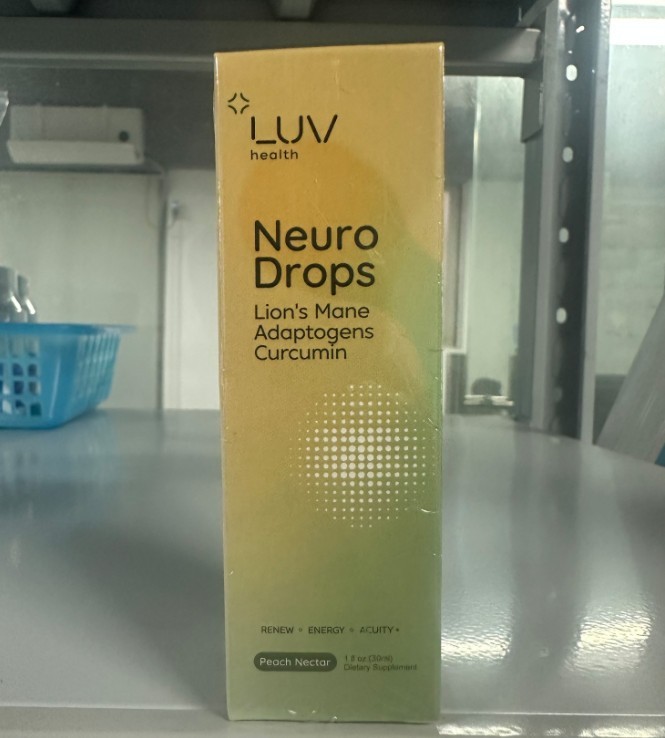 LUV Neuro Drops w/ Organic Lion’s Mane | Support Nerve & Immune System US