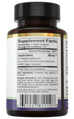 Chrysin 5, 7 – Dihydroxyflavone Passion Flower Extract Capsules (120 Capsules)