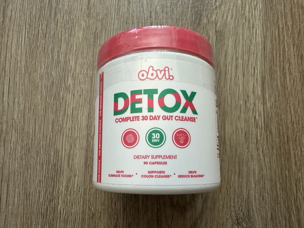 Obvi Detox Complete 30 Day Gut Cleanse | Eliminates Toxins, Reduces Bloating |