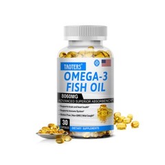 Omega 3 Fish Oil Capsules High Strength 8060mg EPA & DHA, Highest Potency