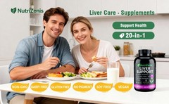 Liver Support Detox Supplement – Natural Liver Cleanse Pills, 240 caps – 4 month