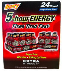 5-hour Energy 24-Count Extra Strength Berry Pack, Exp: 8/2026+Free Shipping