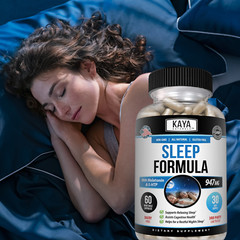 (2 Pack) Melatonin Plus Sleep Aid, Fall Asleep & Stay Asleep, Sleep Supplement