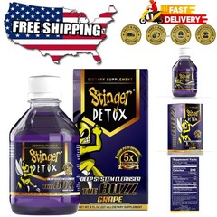 Buzz 5X Grape Detox Drink – Extra Strength 16 FL OZ – Optimal Wellness Support