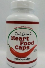 Dick Quinn’s Heart Food Caps High Heat Unit Cayenne 200 Capsules