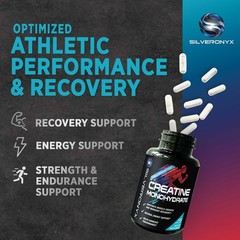 Creatine Monohydrate 3000mg Per Serving – 3X Strength Micronized Creatine Pow…