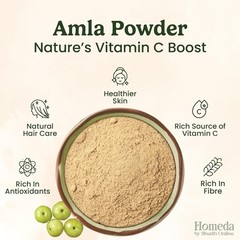 Dry Amla Powder for Hair Growth Organic, Eating, Drinking 100gm FreeShipping