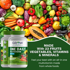 One A Day Men’s Complete Multi-Vitamin Organic Whole Foods Supplement, 90 CAPS