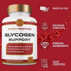 Sweet Restore Glycogen Support Capsules, Max Strength Glyco Pills (2 Pack)
