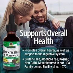 Nature’s Answer 2000mg Black Walnut Wormwood Complex –