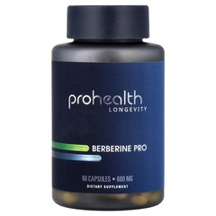 2 X ProHealth Longevity, Berberine Pro, 600 mg, 60 Capsules