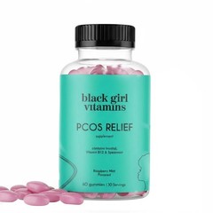 Black Girl Vitamins PCOS Relief – Cycle Support for Women – 60 Gummies