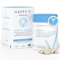 Happy V Dr. Formulated Vaginal Probiotics for Women Odor Itch Support, Urina…