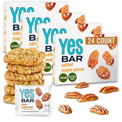 YES Nut Bars – Salted Maple Pecan – Soft Chewy Healthy Snack Bars Made with O…