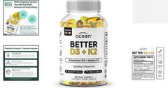 Max Bioavailable D3 K2 Supplement – 30-Day Supply for Heart & Mood Balance