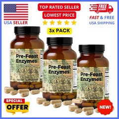 3 Santa Cruz Paleo Pre-Feast Digestive Supplement 60 caps nov27 pack