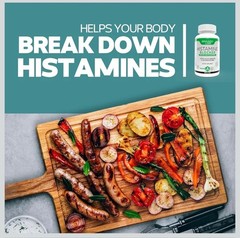 Histamine Blocker – DAO Enzyme – Immune Health Support 3/2027