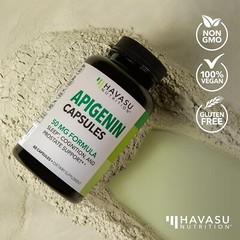 Hav Apigenin 50mg Non-GMO Sleep Supplement for Men Supports Sleep Cognition 60ct