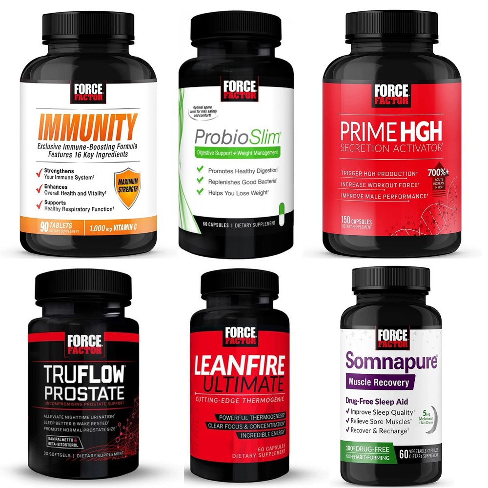 Force Factor – ProbioSlim – Test Booster – IMMUNITY – TruFlow = WHOLE LINE!