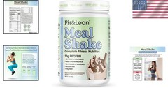 Meal Replacement Shake 1lb Chocolate Protein 28g Fiber Probiotics Gut Health