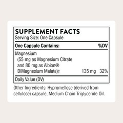 THORNE Magnesium Glycinate supplement & Supports Restful Sleep,Muscle Relaxation