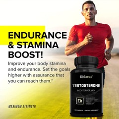 Natural Testosteron Booster – Increase Energy, Improve Muscle Strength 120 caps