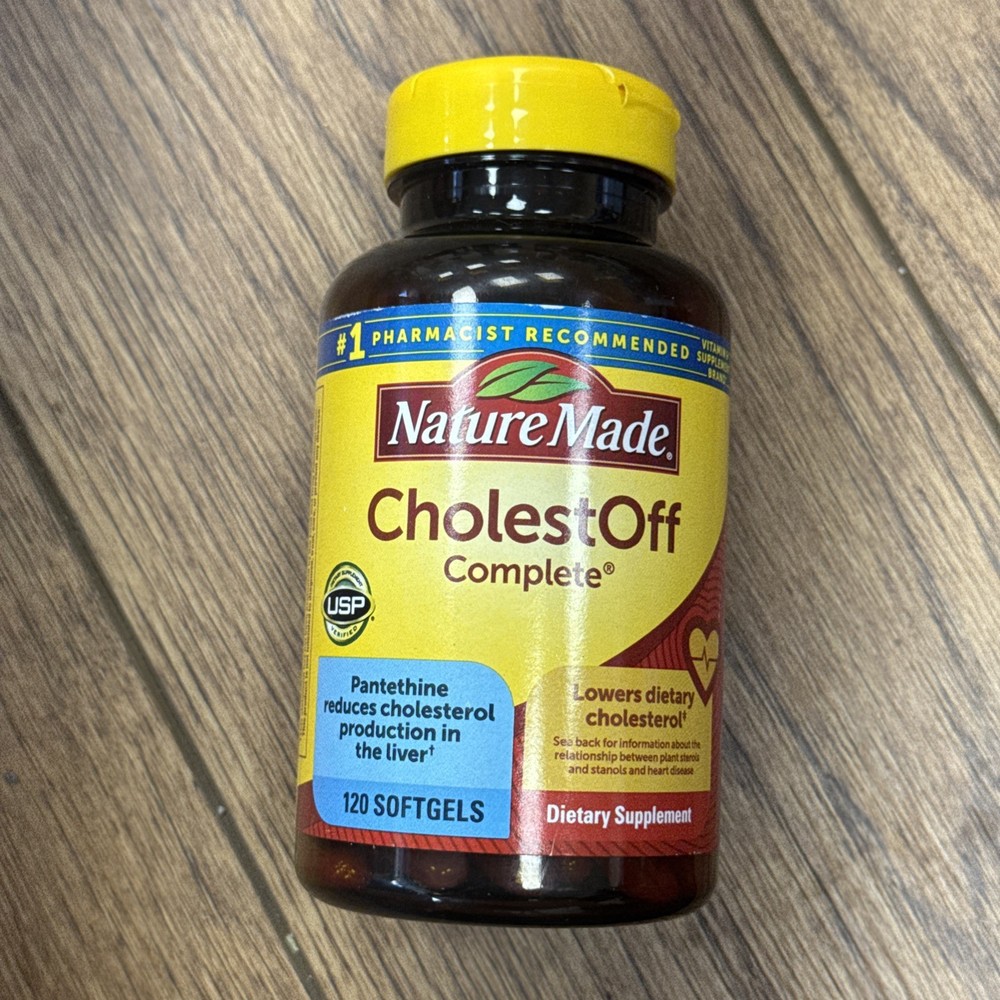 Nature Made CholestOff Complete 120 Softgels Gluten-Free, Exp Feb/2026