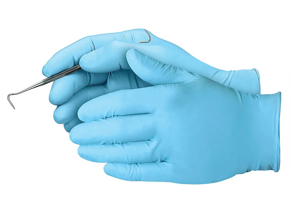 100FDA Certified Nitrile Gloves SIZE: LARGE **ONE BOX** in USA – FREE SHIPPING!!