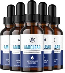 Amiclear Drops – Amiclear Drops For Healthy Blood Flow Support ORIGINAL – 5 Pack