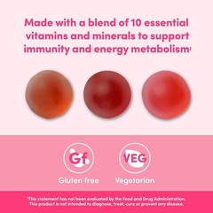 Adult Women’s Organic Multivitamins, 90 Gummies 30 servings, Vegetarian, Glut…