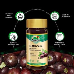 Zandu Lean & Slim Capsules 60 | Herbal Weight Loss Support