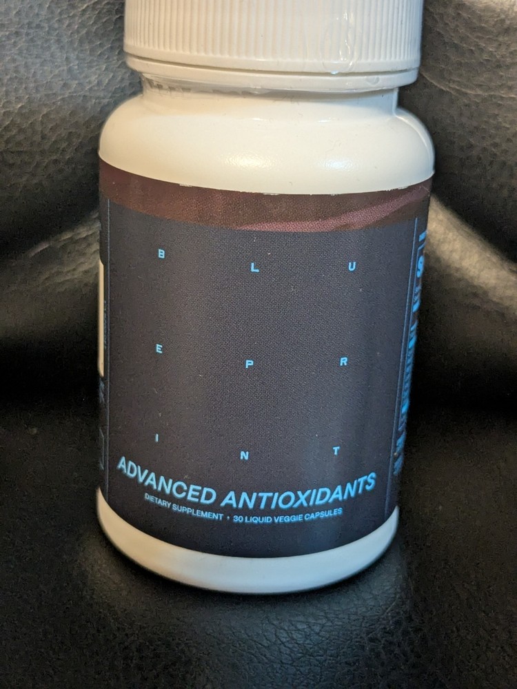 Blueprint Advanced Antioxidants by Bryan Johnson – 30 Capsules – Exp 05/2027