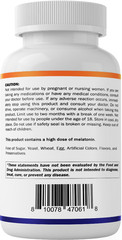 (3 Pack) Vitamatic Melatonin 30mg – with B6 & L-Theanine – 120 Tablets