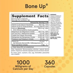 Jarrow Formulas BoneUp for Bone Density – 360 Count (Pack of 1), Half White