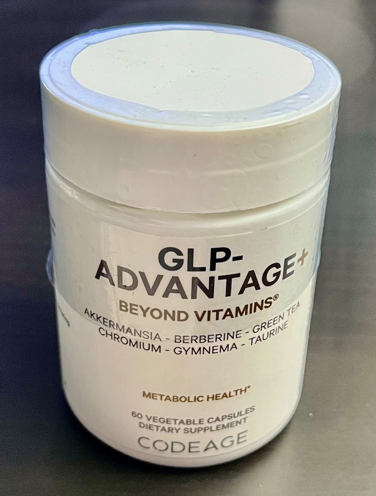 Codeage GLP-Advantage+ Beyond Vitamins 60ct Exp 03/2027 NEW BOTTLE