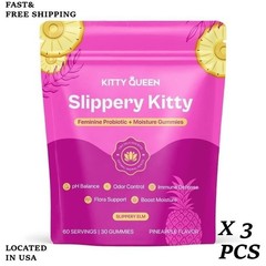 2 PACKS-LUXRY Kitty Queen Slippery Kitty – Feminine Probiotic + Moisture Gummies