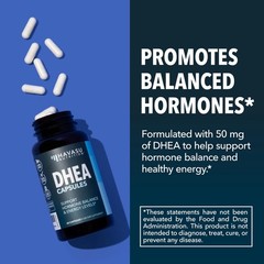 DHEA 50mg Per Serving Supplement for Hormone Balance Supports Energy for Men…