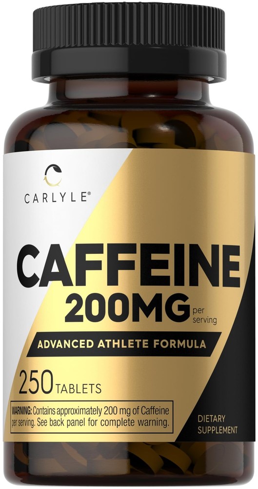 Carlyle Caffeine Pills 200mg | 250 Tablets | Advanced 250 Count (Pack of 1)